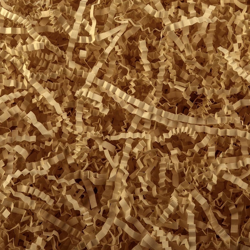 Caleihd 1LB Crinkle Paper Filler Cut Shredded Paper, Gift Box Baskets Wrapping and Filling for Easter, Birthday, Wedding, Christmas Decoration(Brown) - Image 1